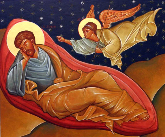 L'ange apparaît en songe à Joseph
