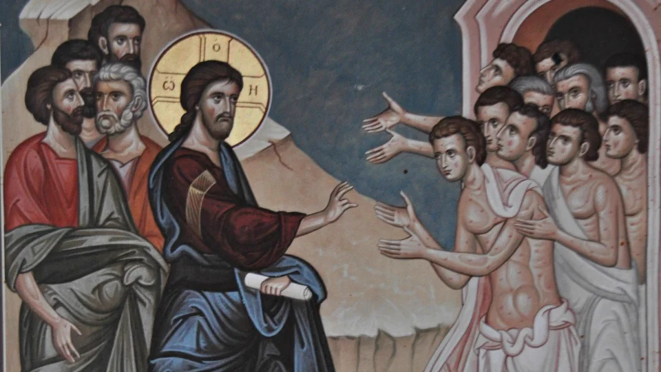 Jésus guérit dix lépreux